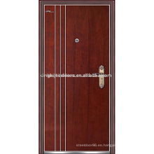 Puerta de madera de acero (JKD-219) de marca de fábrica superior China KKD para el diseño de espacio Interior